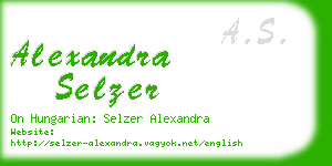 alexandra selzer business card